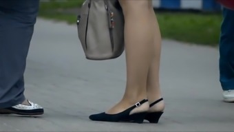 legs french foot fetish heels candid nylon voyeur fetish