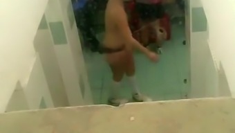 spy hidden cam hidden changing room shower clothed