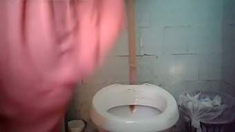 white pink hidden cam hidden dress cam panties voyeur pissing toilet public cute