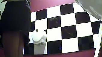 white lady mature voyeur bend over pissing toilet blonde amateur