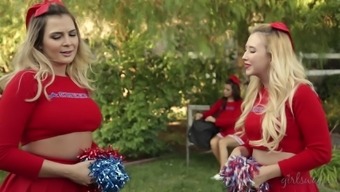 longhair game amazing lesbian pornstar uniform beautiful cheerleader