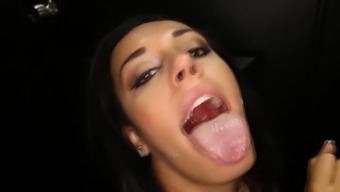 gloryhole mouth high definition cum in mouth cum swallow teen (18+) cum swallowing compilation cumshot