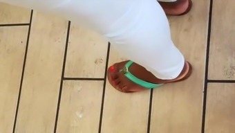 foot fetish candid fetish black amateur close up ebony