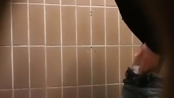 tight pee jeans hairy shower pissing