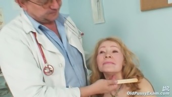 speculum grandma medical exam mature pussy bdsm doctor