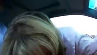 cuckold mature wife blonde car amateur cheating cumshot