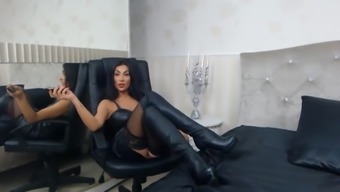 lingerie italian high definition heels nylon web cam black