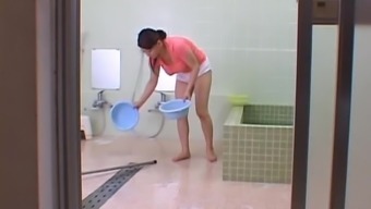 wet play natural masturbation japanese panties voyeur bath bathroom amateur asian