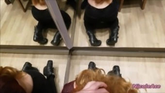 quickie fucking face fucked dress changing room public
