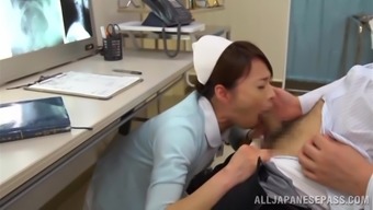 oral nurse fucking hardcore amazing japanese beautiful blowjob asian couple doctor