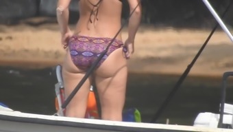 high definition voyeur outdoor beach bikini