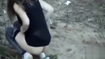 pee horny curvy caught cam voyeur outdoor pissing web cam