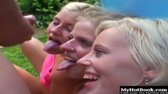 crazy teen orgies fucking hardcore face fucked face group country orgy outdoor teen (18+) blonde cumshot facial