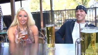 milf candy pornstar blonde couple drunk