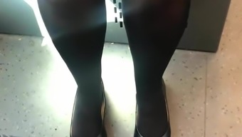 tight skirt german milf stockings black ebony