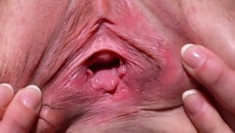 tight spreading gape masturbation solo close up czech