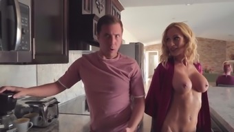 wet penis kitchen milf fucking horny cock teen (18+) blonde spanking