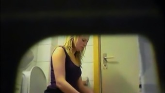 teen amateur spy hidden cam hidden cam voyeur teen (18+) toilet public pussy reality fetish blonde amateur ass