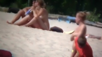 voyeur outdoor teen (18+) public beach bikini