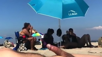 old man funny cum handjob voyeur orgasm teen (18+) public beach amateur