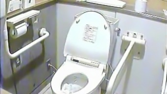 masturbation japanese voyeur toilet amateur asian
