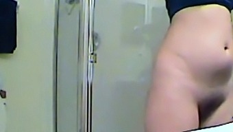 nude naked high definition hidden cam hairy shower voyeur teen (18+) bathroom brunette amateur cumshot