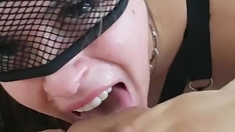 longhair lingerie lick oral mouth fucking cum in mouth cum heels hardcore bra rough stockings blowjob couple cumshot
