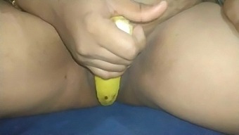 stepmom natural indian masturbation big natural tits banana pussy big tits