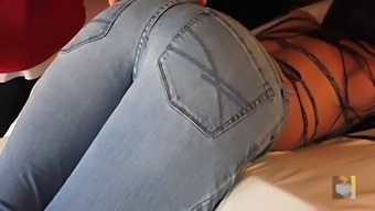 tight jeans cum fetish ass