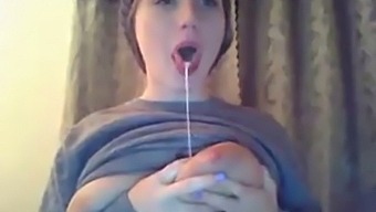 teen amateur nipples milk masturbation cam teen (18+) web cam solo amateur