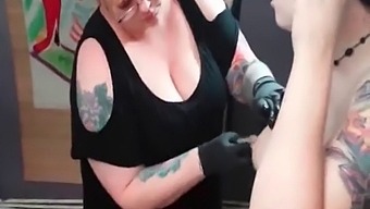 nipples tattoo piercing amateur