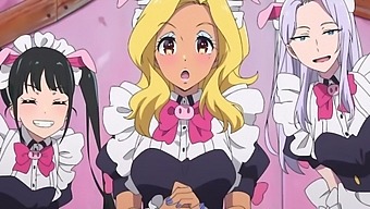 kinky maid cum teen (18+) uniform cartoon