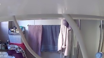 spy hidden cam hidden cam shower bath asian ass