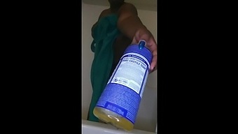 milf shower bbw black amateur ebony