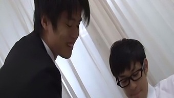 oral gay masturbation handjob group 3some japanese orgy threesome blowjob asian