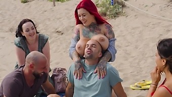 penis fucking high definition 3some busty redhead tattoo outdoor assfucking pornstar public beach whore big cock ass